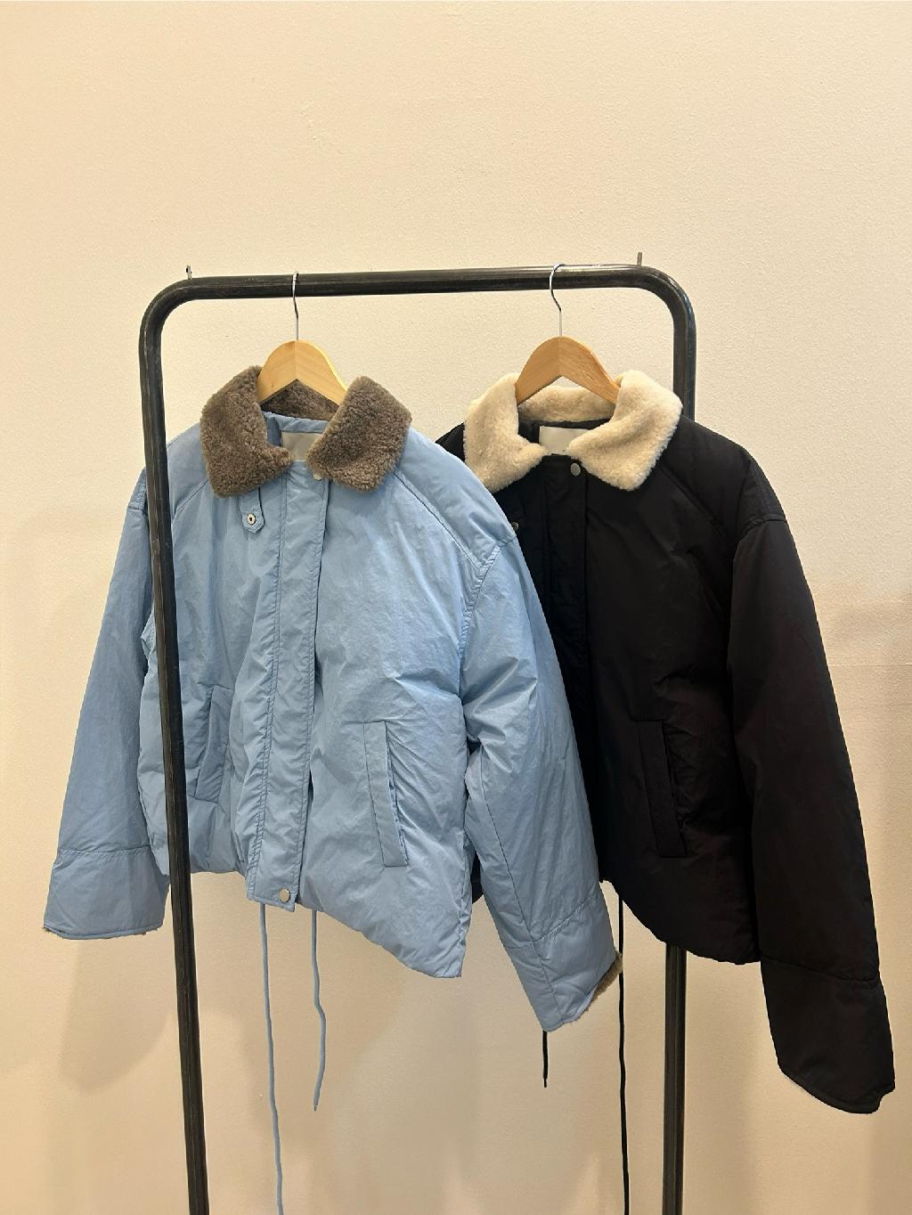 시어링다운패딩